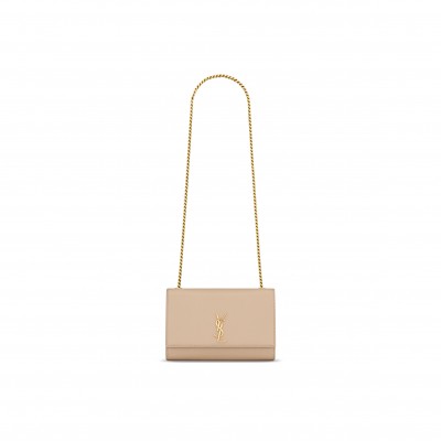 YSL NEW KATE SMALL IN GRAIN DE POUDRE LEATHER 851504AAGBE2721 (20*13*5cm)